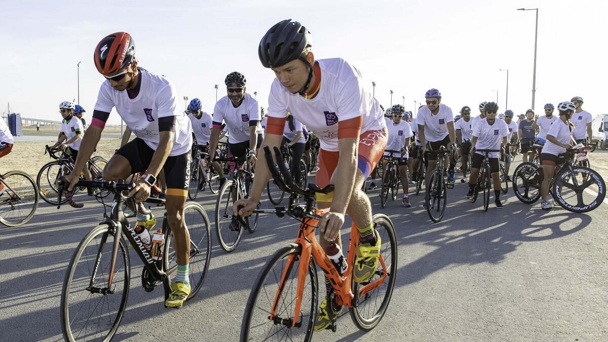 Over 200 cyclists take part in second annual Ride for Zayed