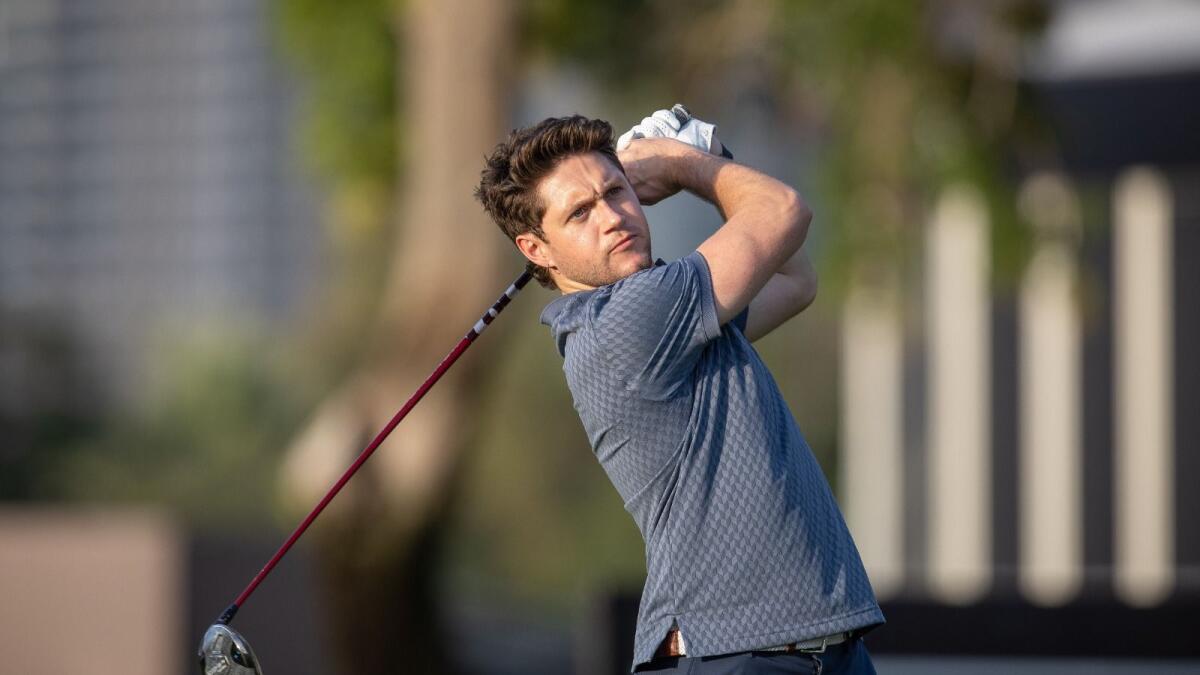 Irish pop-singer Niall Horan who displayed his passion for golf. - Supplied photo