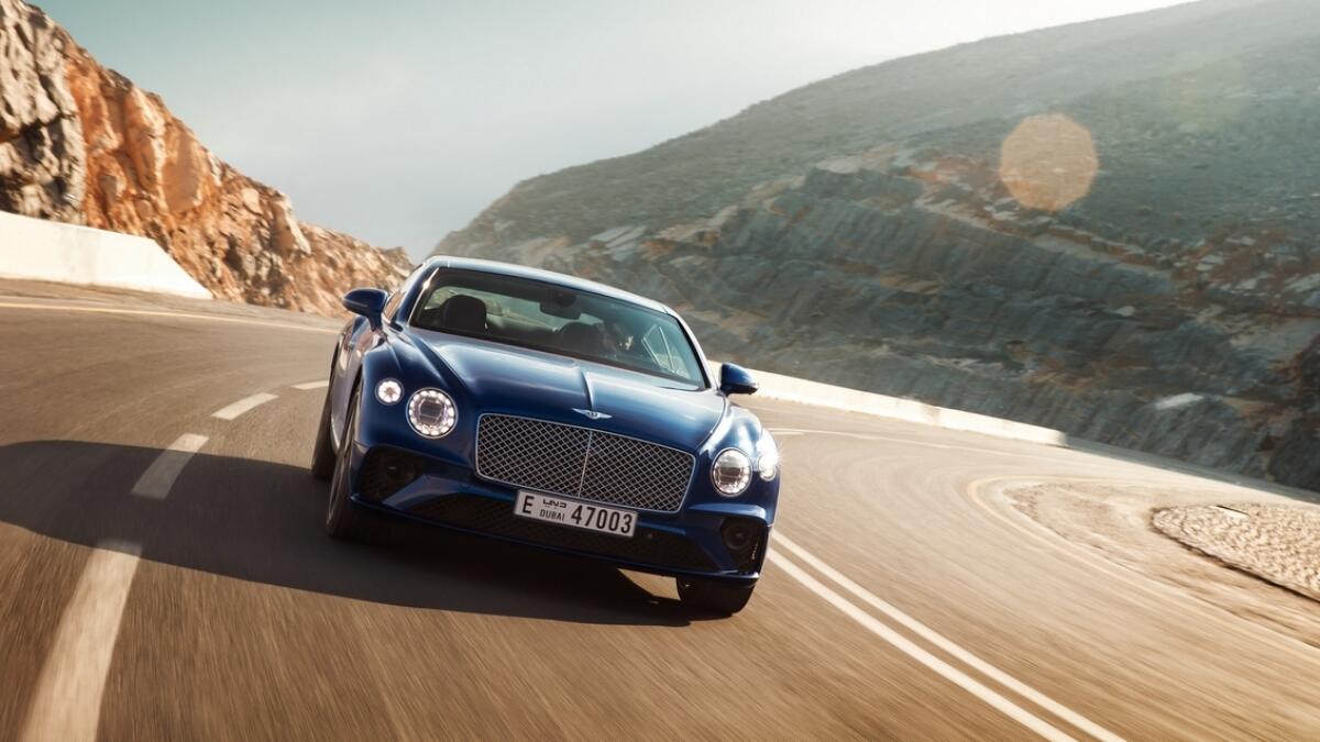 Which Bentley is the perfect blend of stately and sporty design?
