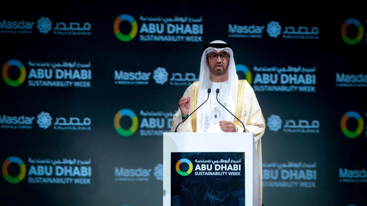 Dr Sultan Ahmed Al Jaber, UAE Minister of State and the Abu Dhabi National Oil Company (Adnoc) Group CEO, said recognised India’s prominent global role and noted that the country is soon to become the world’s third largest economy. — Reuters file photo
