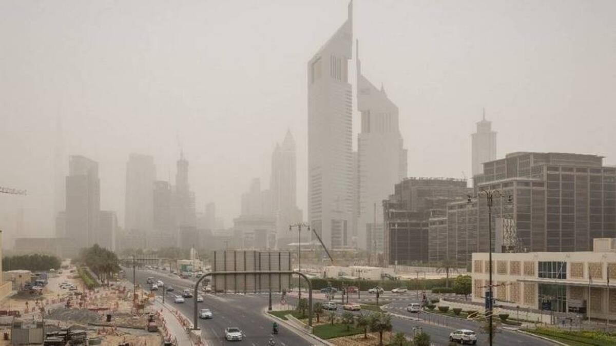 Hot, dusty, UAE, weather, forecast, National Center of Meteorology, Dubai, Abu Dhabi