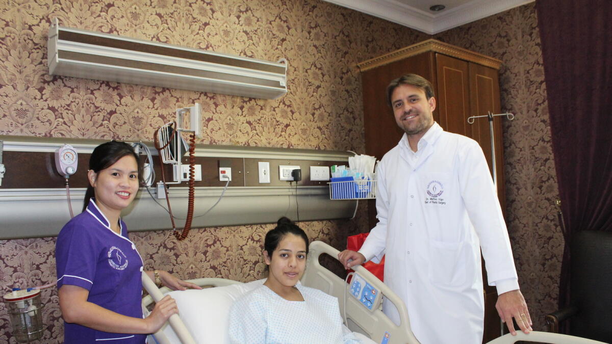 Dubai hospital helps heal teens childhood scars