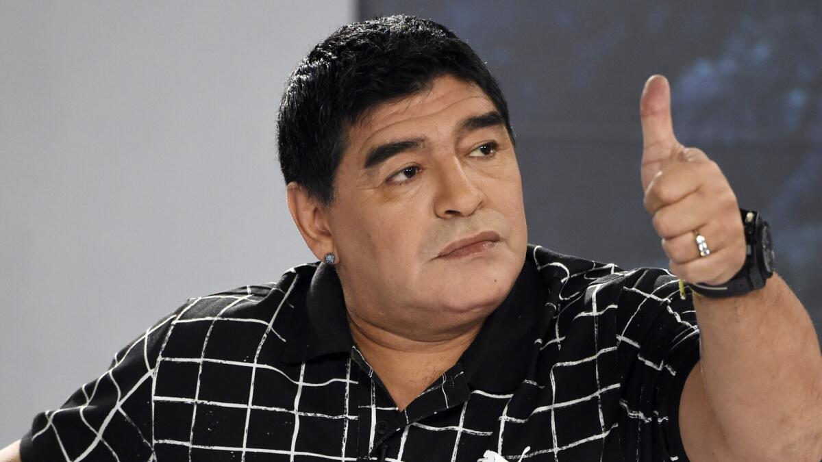 Maradona wants to fight Fifa mafia