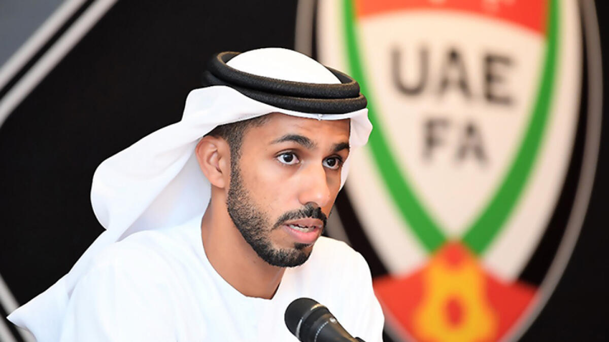 Mohamed Abdullah Hazam Al Dhaheri, secretary general of the UAEFA. -- Supplied photo
