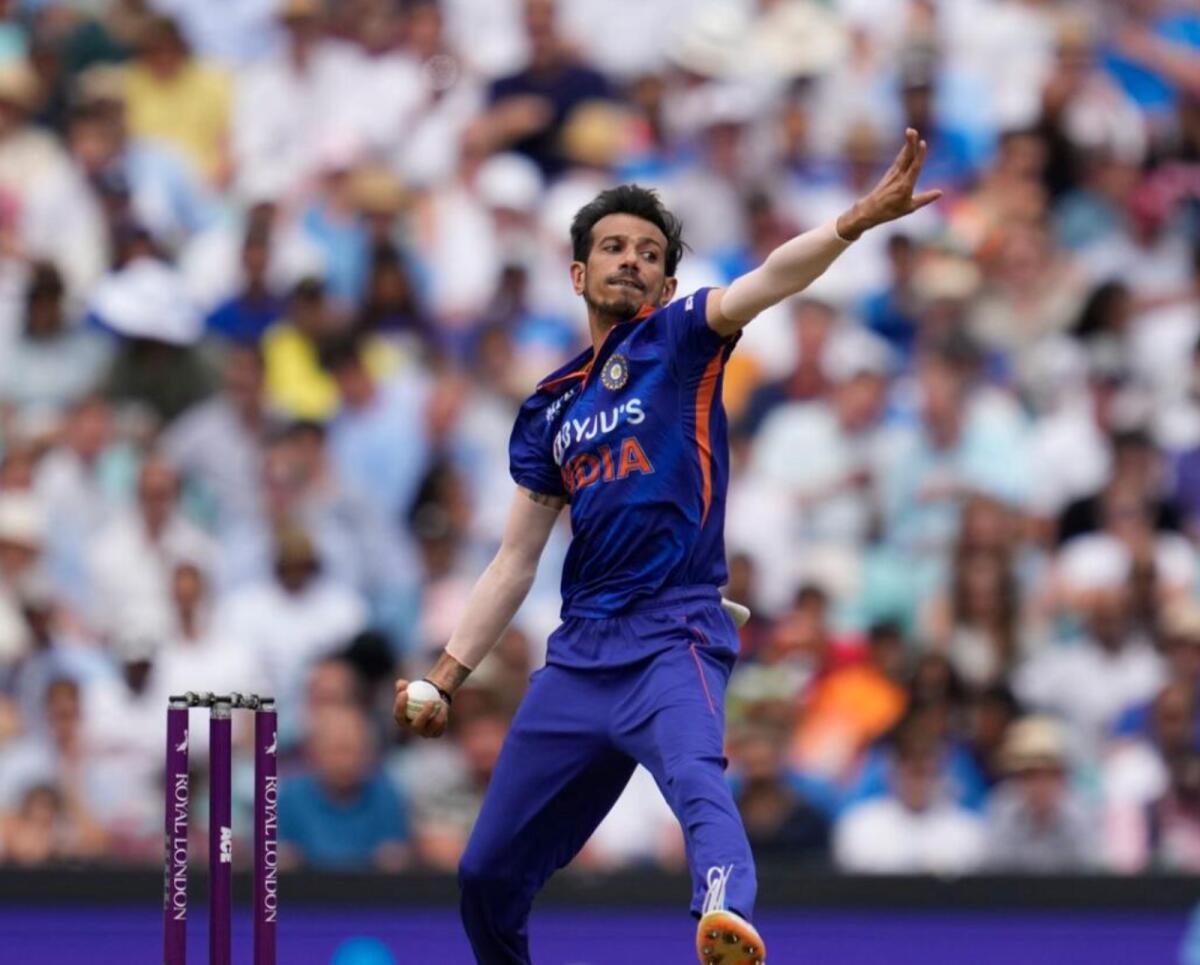 India's Yuzvendra Chahal took 4-17 from four overs. — AP