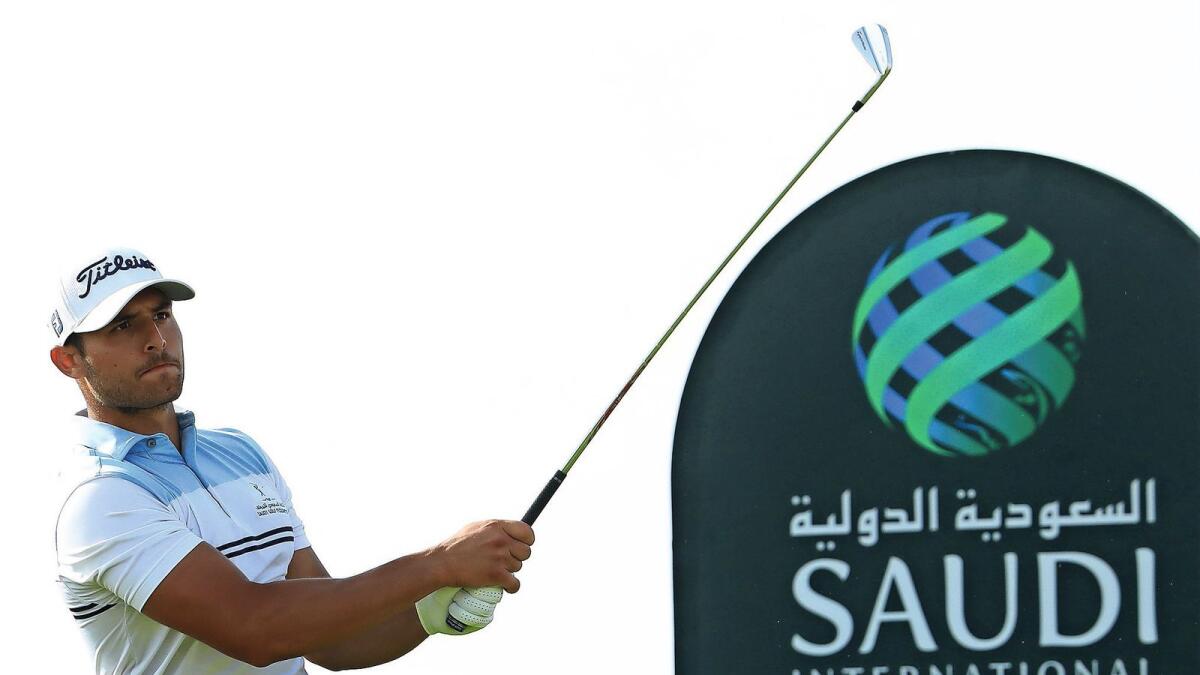 Desert Swing: Saudi amateur Faisal Salhab is eager to rub shoulders with the world’s best. — Supplied photo