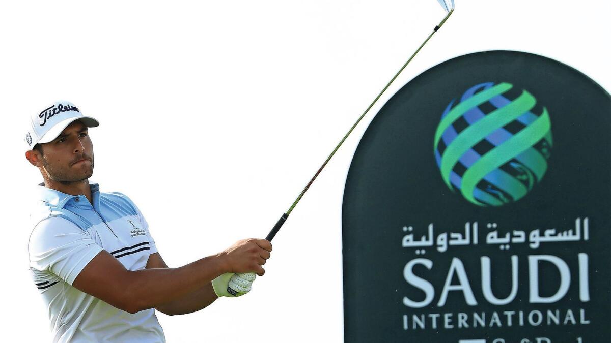Desert Swing: Saudi amateur Faisal Salhab is eager to rub shoulders with the world’s best. — Supplied photo