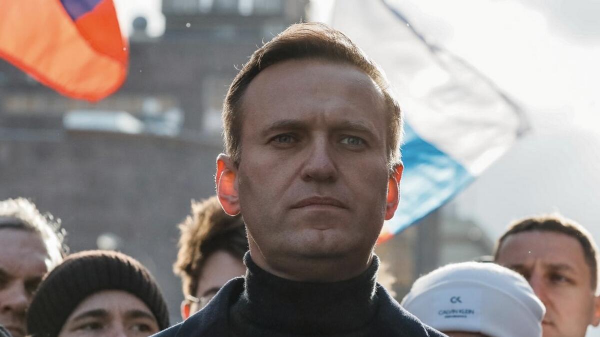 Russian opposition politician Alexei Navalny takes part in a rally to mark the 5th anniversary of opposition politician Boris Nemtsov's murder in Moscow. Reuters