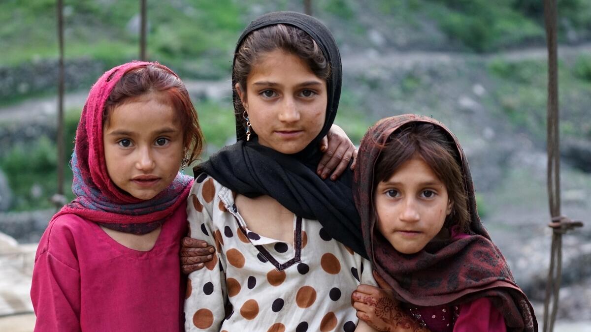 BEAUTIFUL SMILES: Village kids of Kaghan Valley.