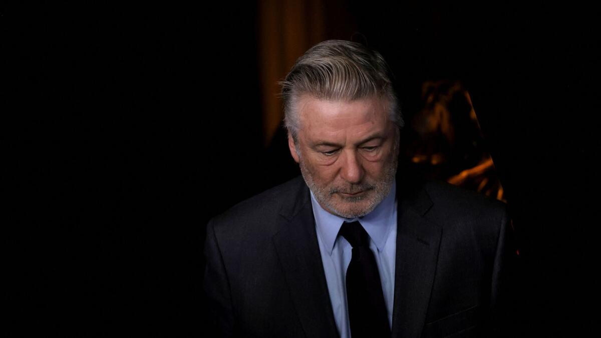 Alec Baldwin attends the 2022 Robert F. Kennedy Human Rights Ripple of Hope Award Gala in New York City, U.S., December 6, 2022.  — Reuters file