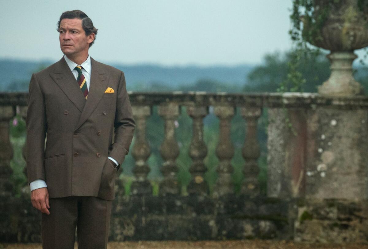 This image released by Netflix shows Dominic West as Prince Charles in a scene from 'The Crown.' (Netflix via AP)