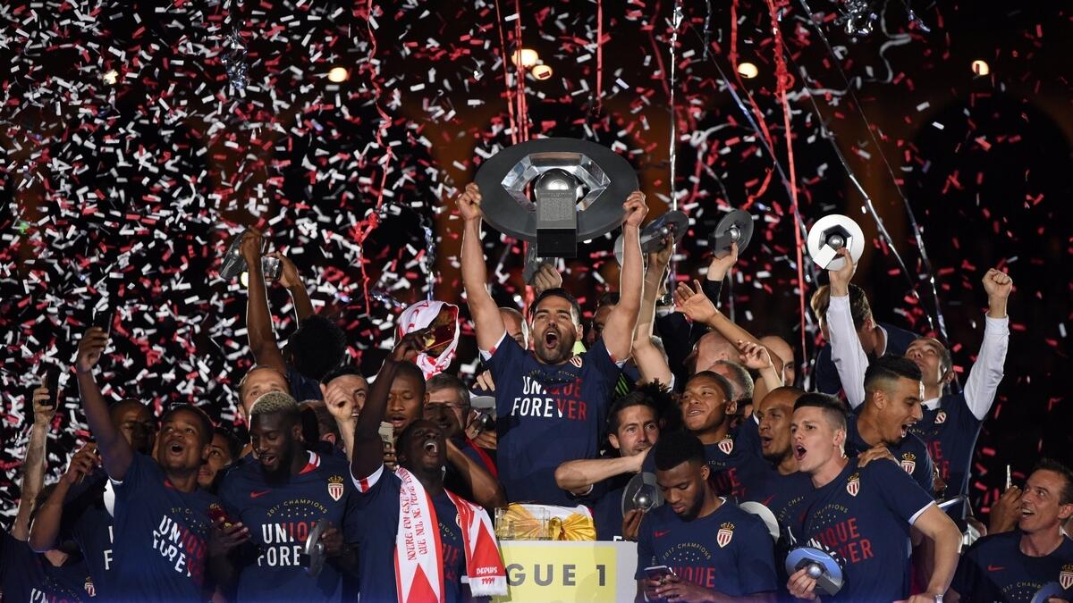 Monaco wins 1st French league title in 17 years