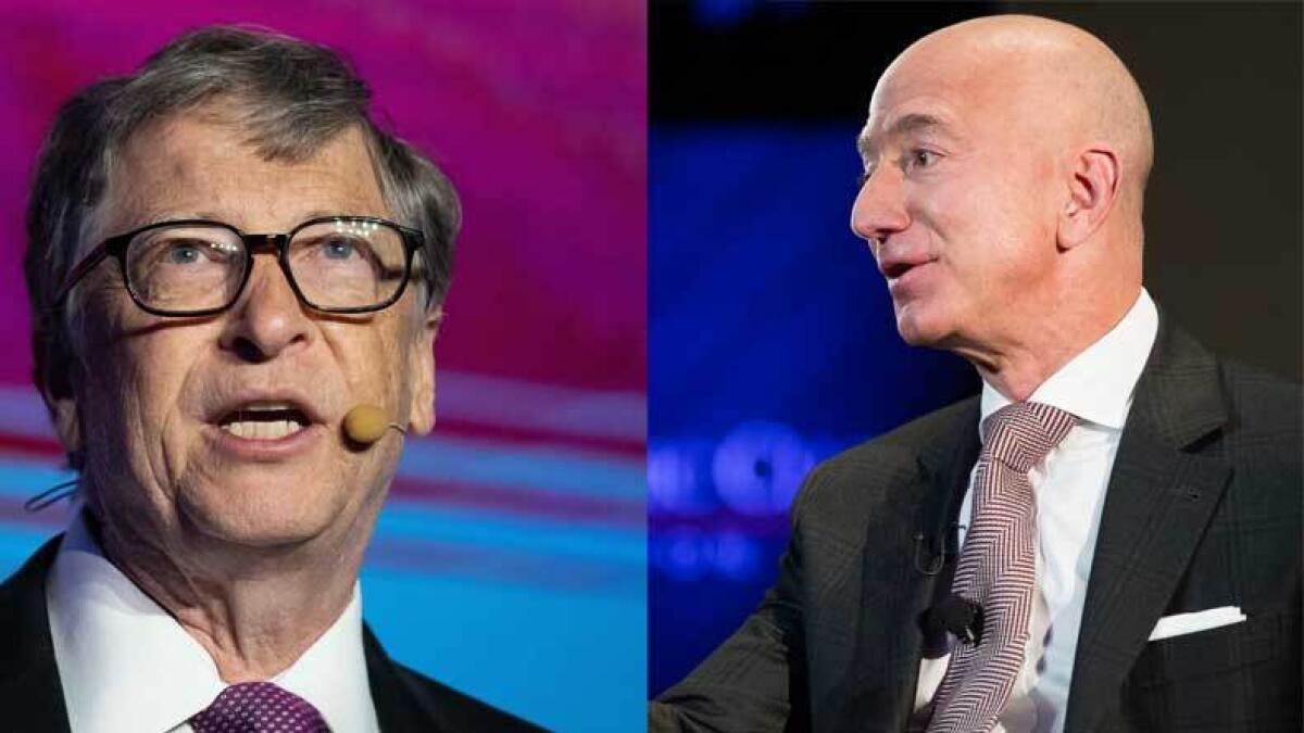 Bill Gates joins Jeff Bezos in $100 billion club 