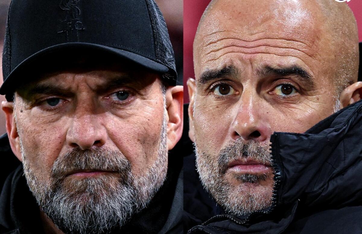 Klopp's Liverpool lead Guardiola's Manchester City by one point - Instagram