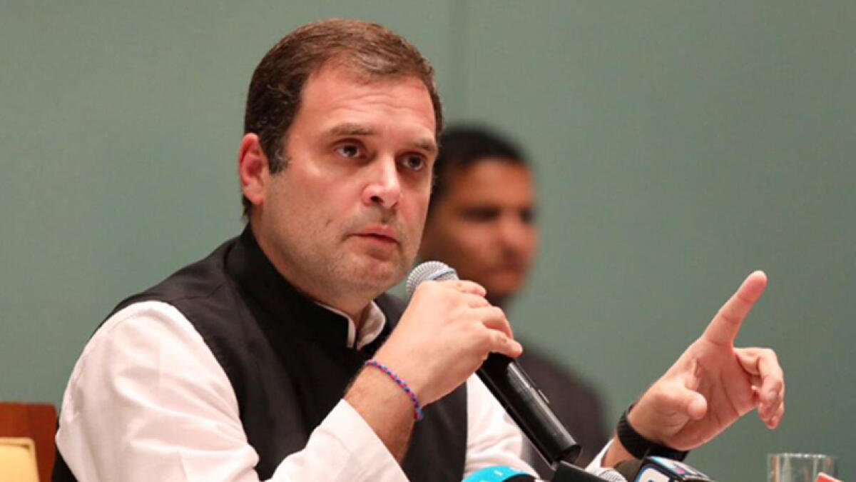 Rahul Gandhi vows New India with more jobs, growth 