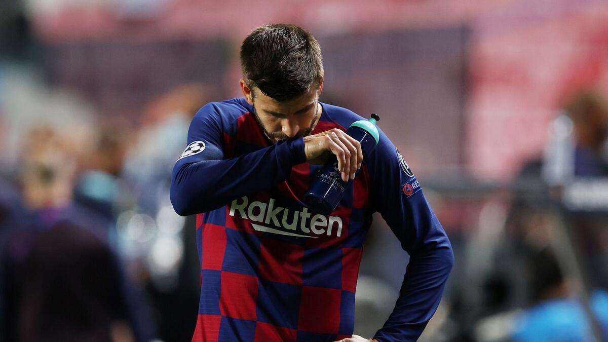 Veteran central defender Gerard Pique admits he would be the first to leave Barcelona if it is decided new blood is needed at the beleaguered Spanish side.