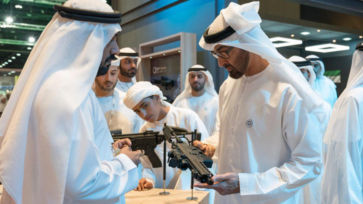Sheikh Mohamed bin Zayed visits ADIHEX
