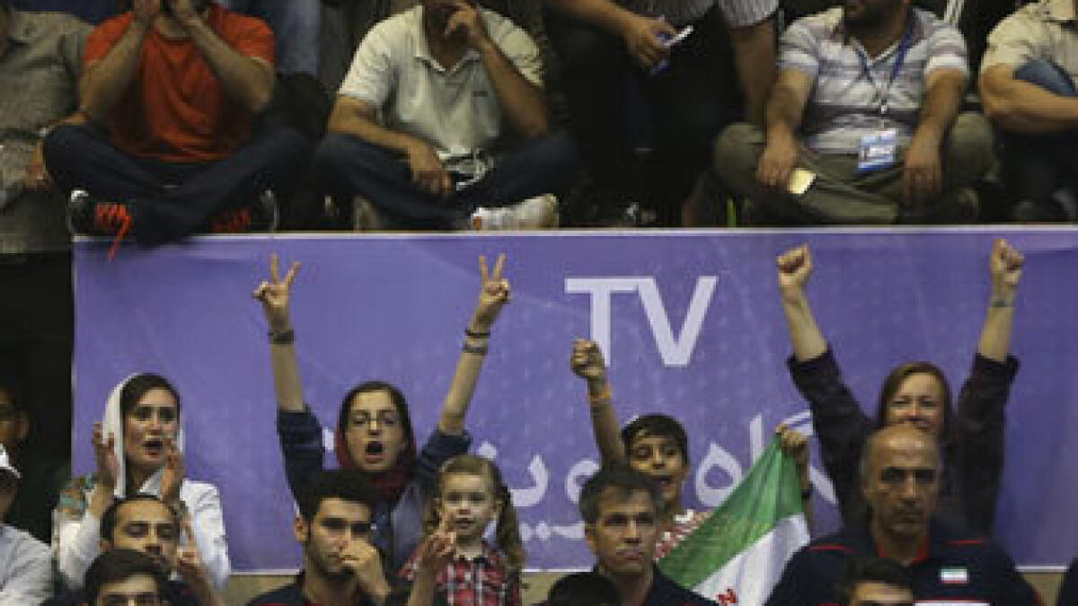 Female Iran leader scolds hardliners over volleyball ban for women spectators