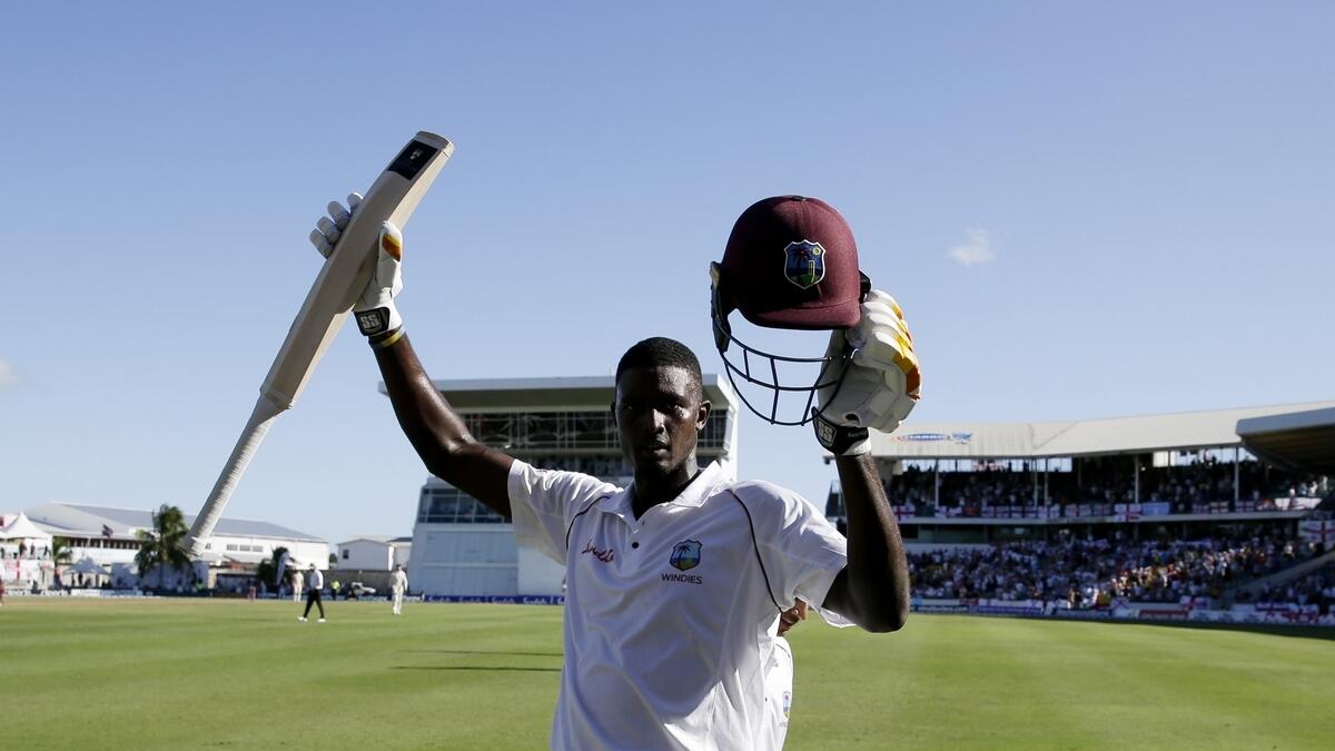Double-century Holder and ton-up Dowrich put Windies in total control