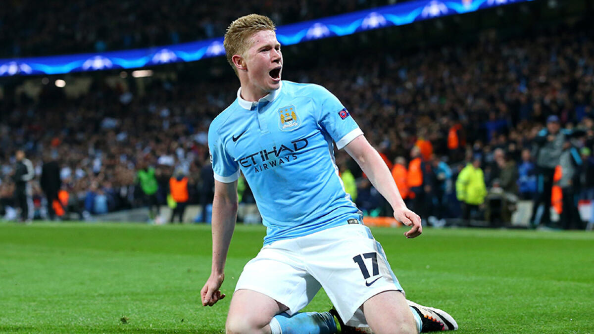 The coronavirus lockdown made De Bruyne realise how much he will miss football when he finishes his career. -- Agencies