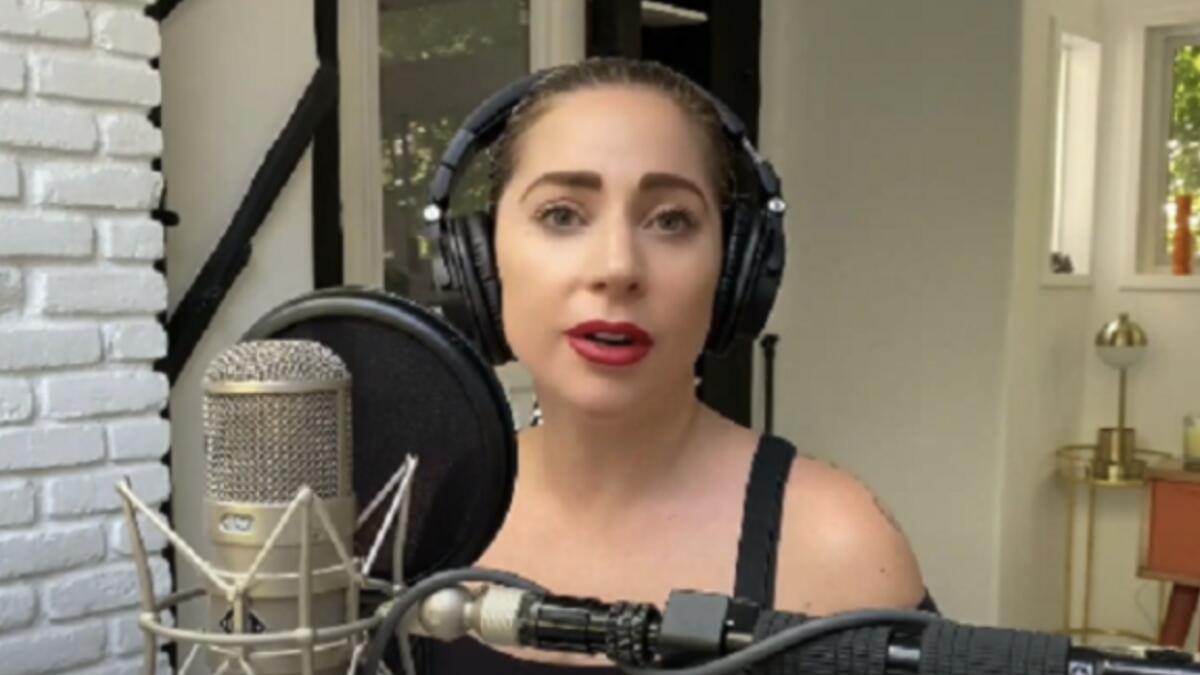 Lady Gaga opens the One World: Together At Home musical event in spectacular style on Saturday night, with a rendition of 'Smile'