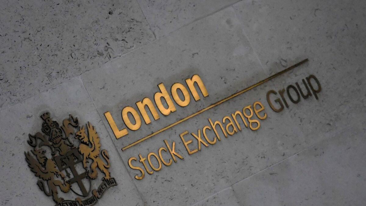 The blue-chip FTSE 100 closed 0.6 per cent up to hit a one-month high. - reuters file