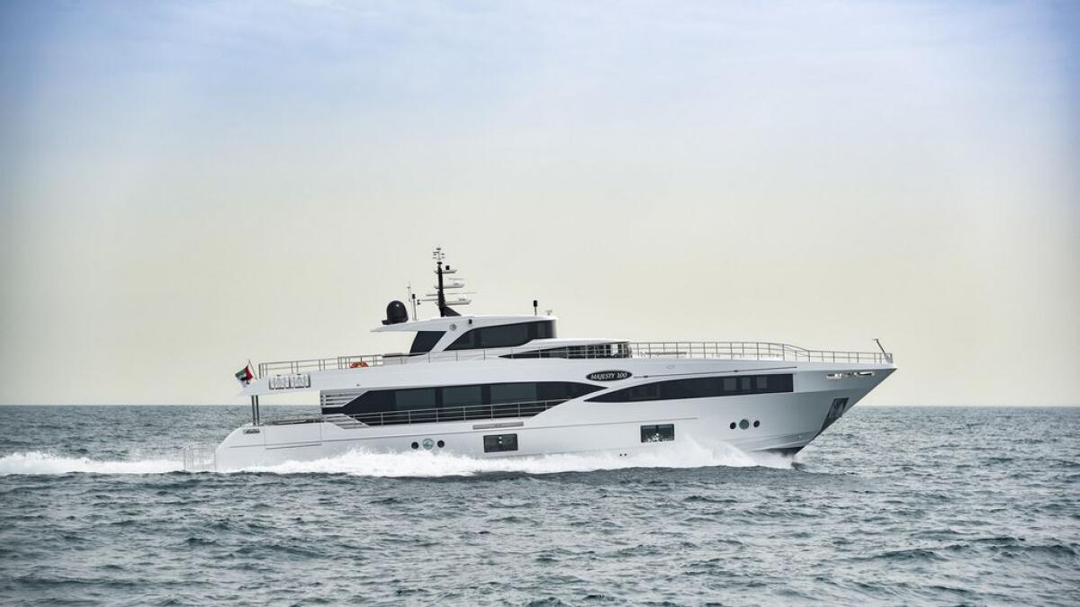 Gulf Crafts superyacht makes debut at Boat Show