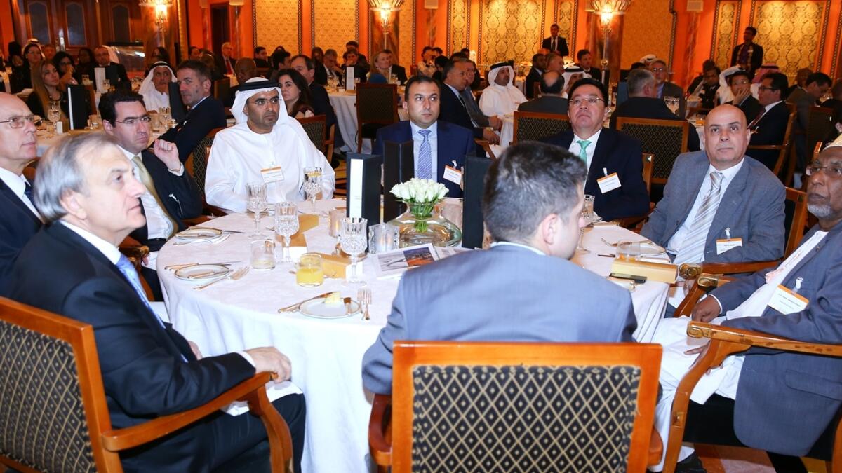 Guests at the event hosted by Dubai Chamber of Commerce in Dubai on Monday evening. 