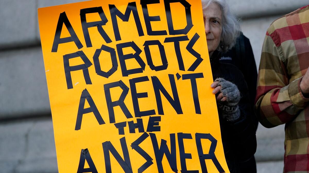 الولايات المتحدة: سان فرانسيسكو تعيد النظر في خطة الروبوت القاتل
