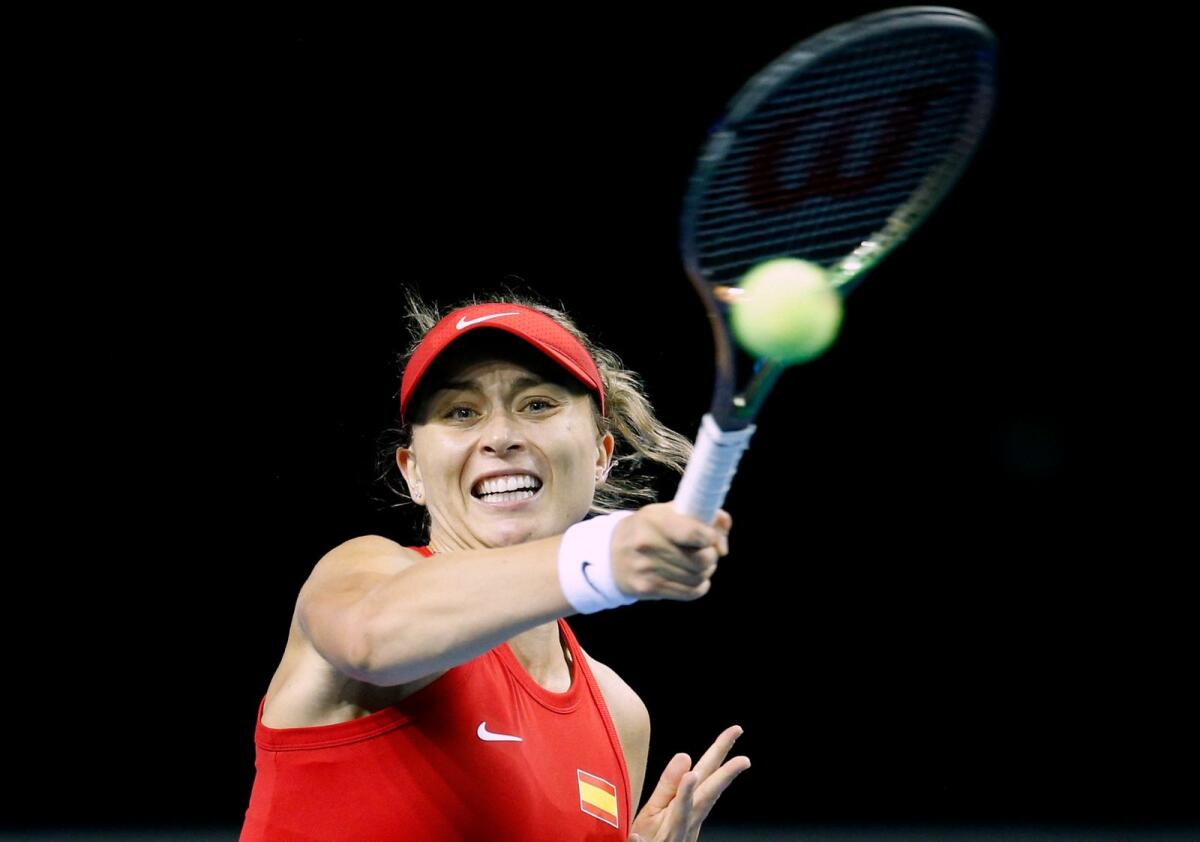 Spanish tennis star Paula Badosa. (Reuters)