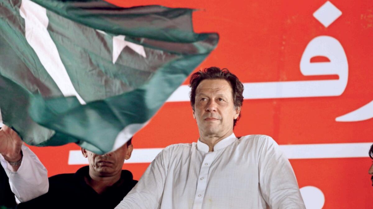 Imran Khan. — AP file photo