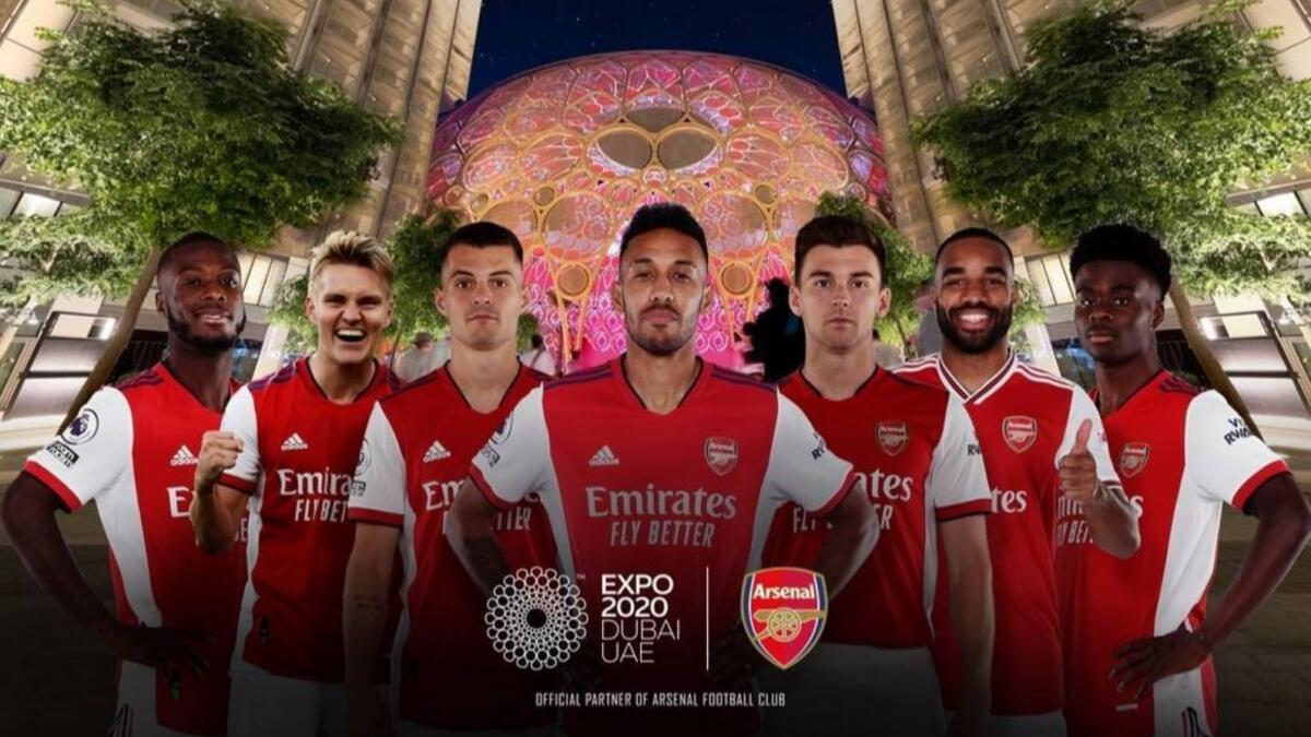 Arsenal's first-team stars will visit Dubai Expo. (Arsenal website)