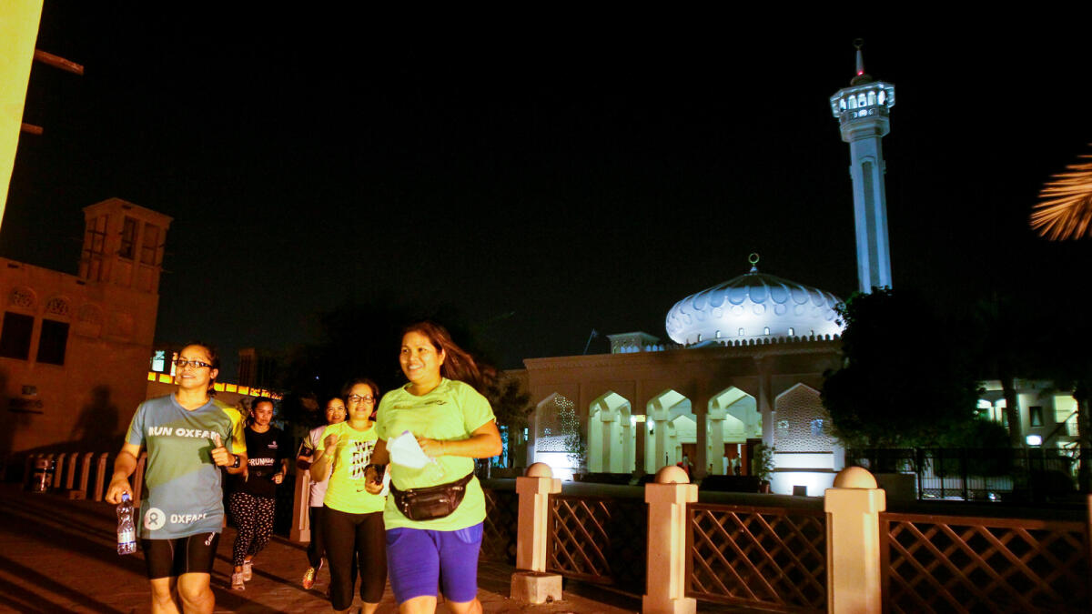 PHYSICAL AND SPIRITUAL EXERCISE... At this year's RunMadan Challenge, runners are targetting to visit 215 mosques and to cover a total distance of 250 kilometres during the entire holy month of Ramadan.