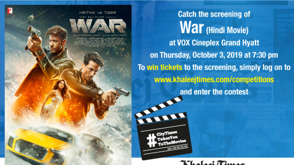 Win tickets for the movie 'War'