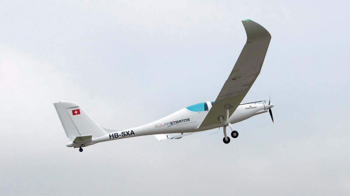 Stratospheric solar plane makes first test flight