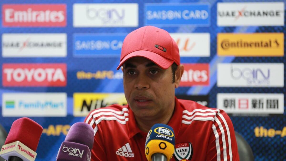 Not the end of the world, says UAE coach
