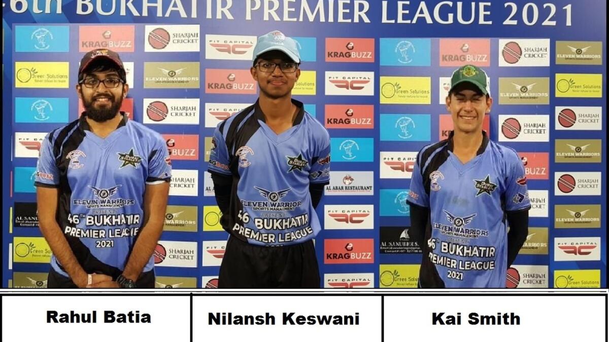 Rahul Bhatia, Neelansh Keswani and Kai Smith. (Supplied photo)