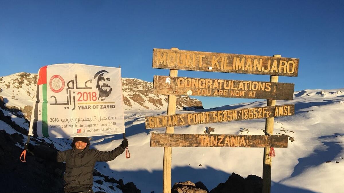 Abu Dhabi cop climbs Mount Kilimanjaro
