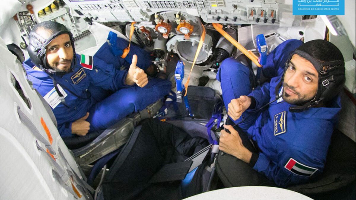 Emirati astronauts training for mission later this year