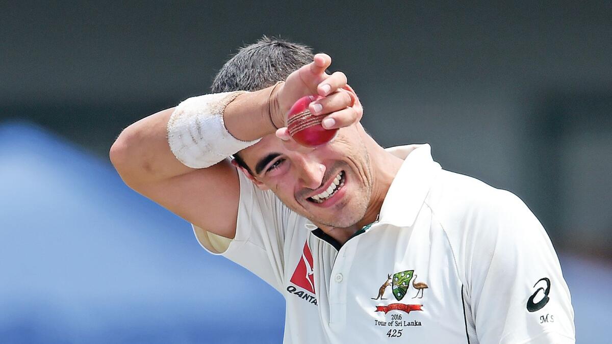 Mitchell Starc has become the latest cricketer to raise concerns over mental wellbeing of players staying in a bio-bubble. — AFP