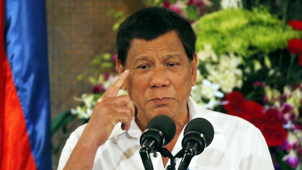 Philippines Duterte says will never visit lousy United States