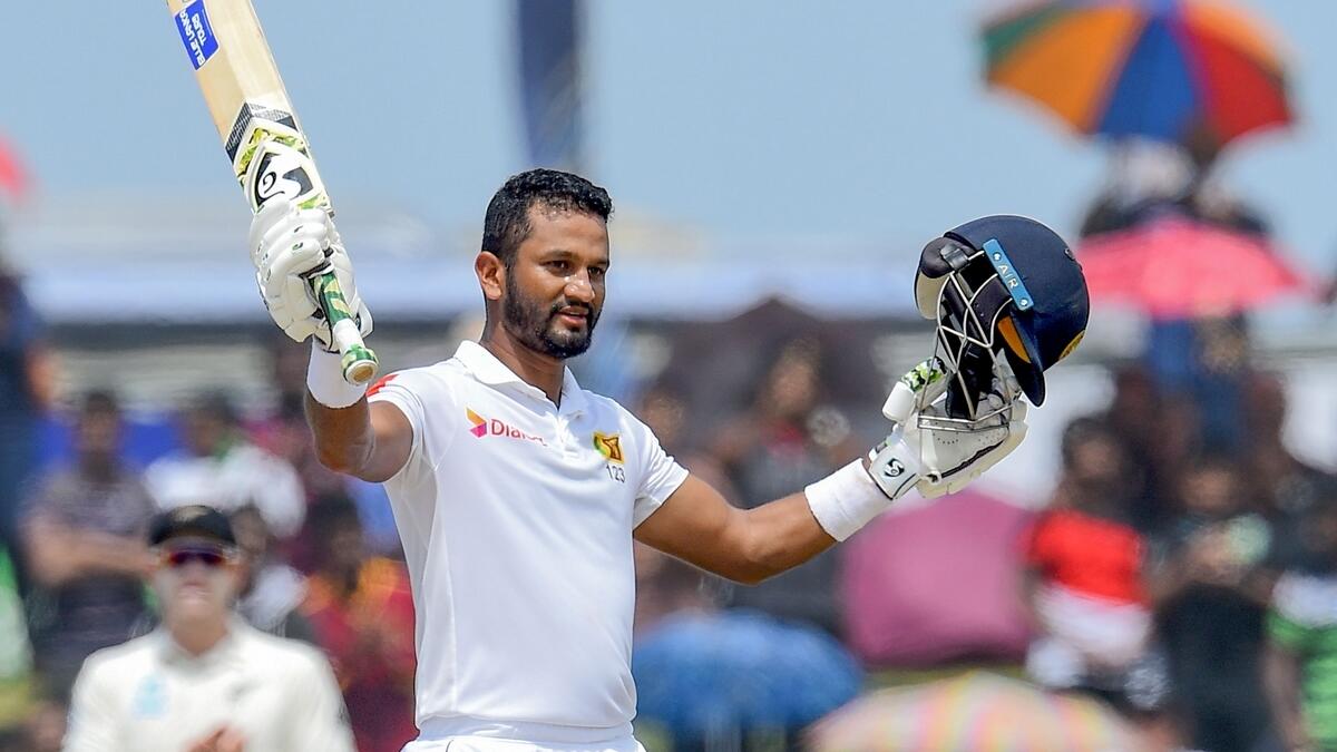 Captain Karunaratnes ton leads Sri Lanka to New Zealand Test win