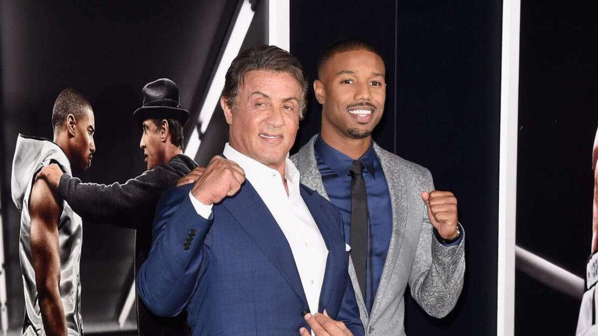 Sylvester Stallone shines at Creed premiere