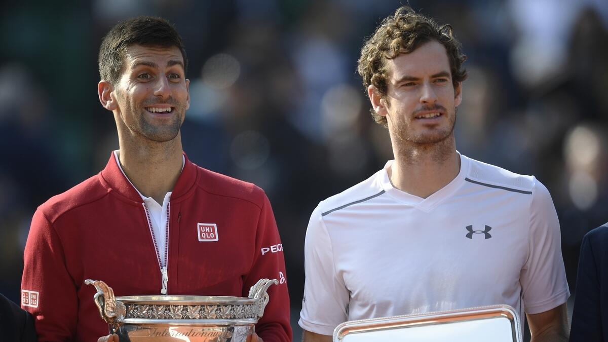 Djokovic (left) had previously proposed a model for higher-ranked players to donate funds