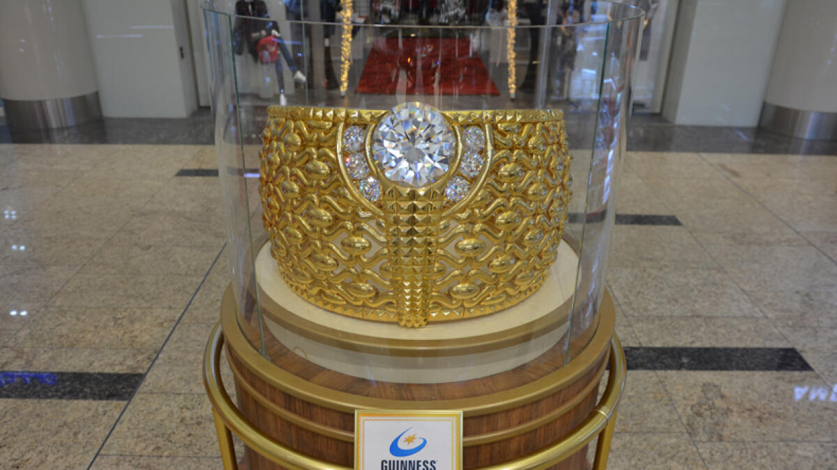 Worlds largest gold ring comes to Sharjah
