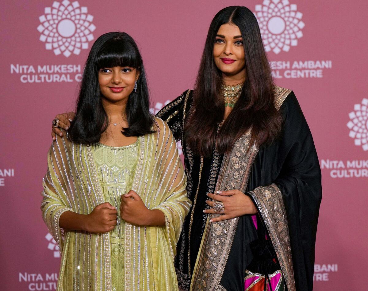 Aishwarya Rai Bachchan with her daughter Aaradhya Bachchan