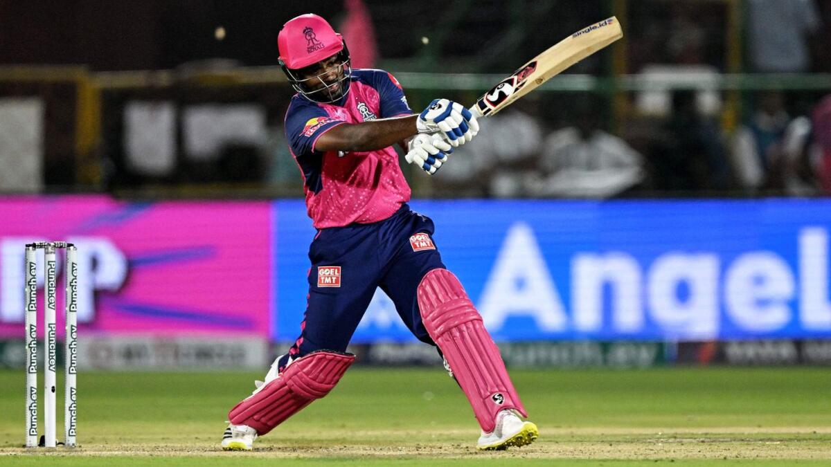 Rajasthan Royals' captain Sanju Samson  played a pivotal innings. - AFP