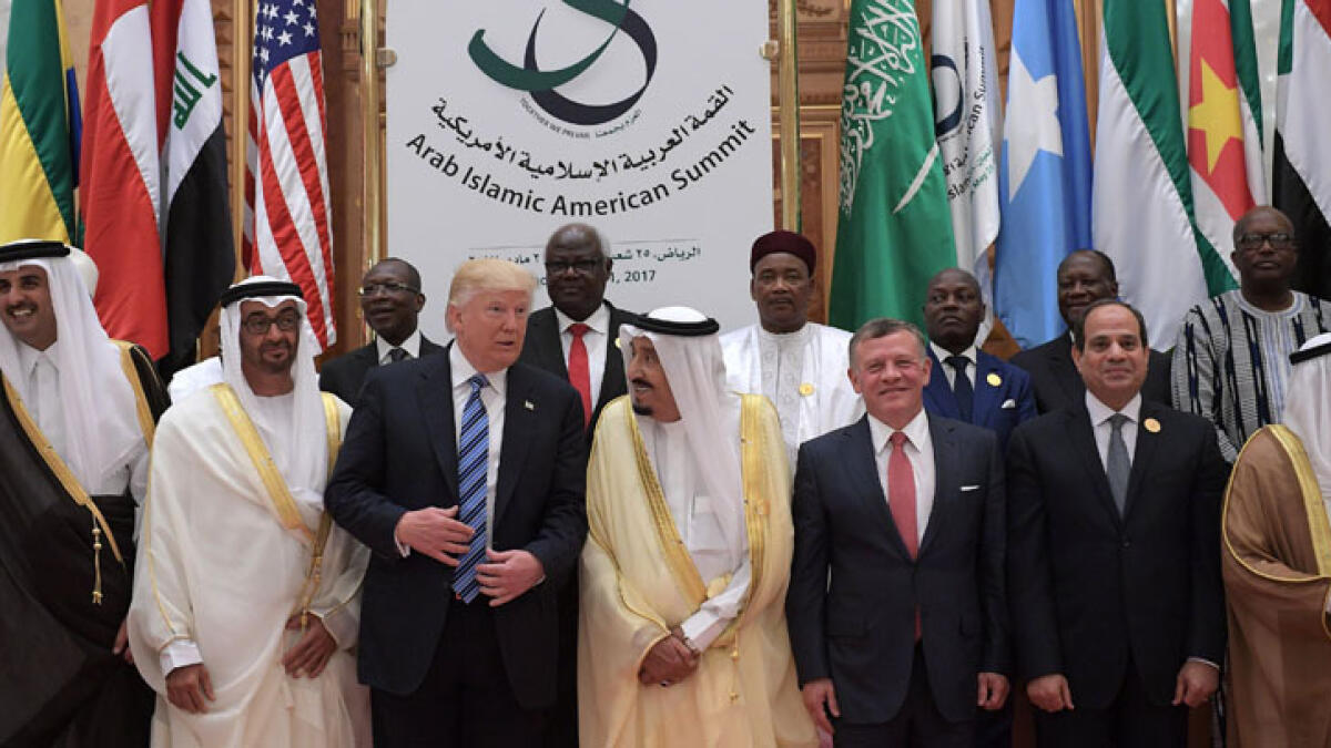 Trump urged Islamic leaders to fight terror
