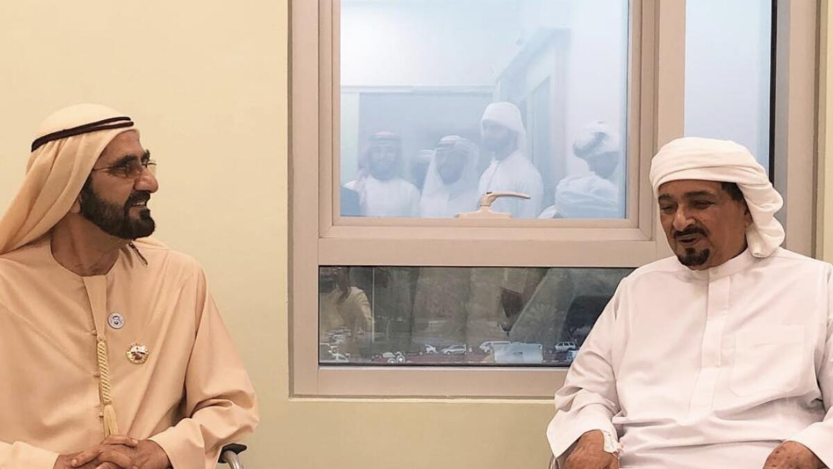 Photos: Sheikh Mohammed meets Ajman Ruler after successful surgery