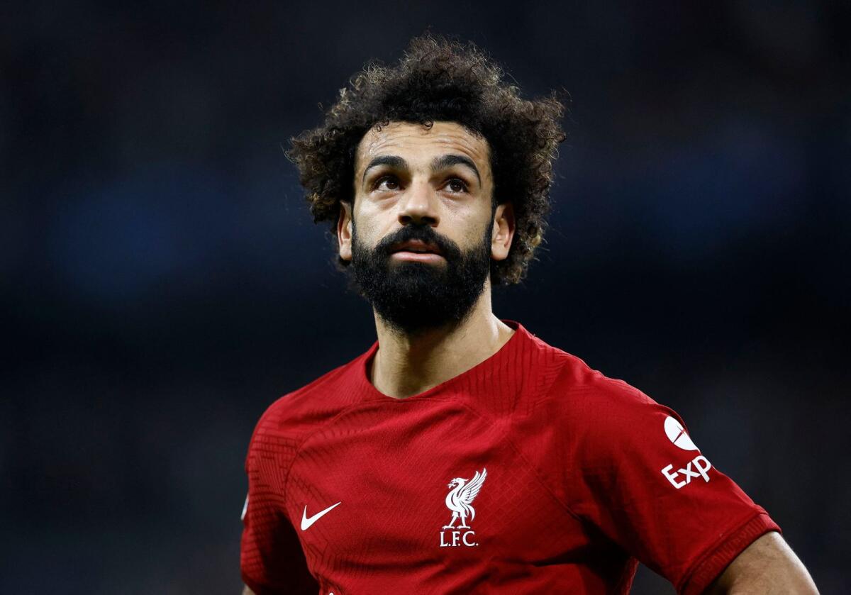 Liverpool's Egyptian star Mohamed Salah. — Reuters
